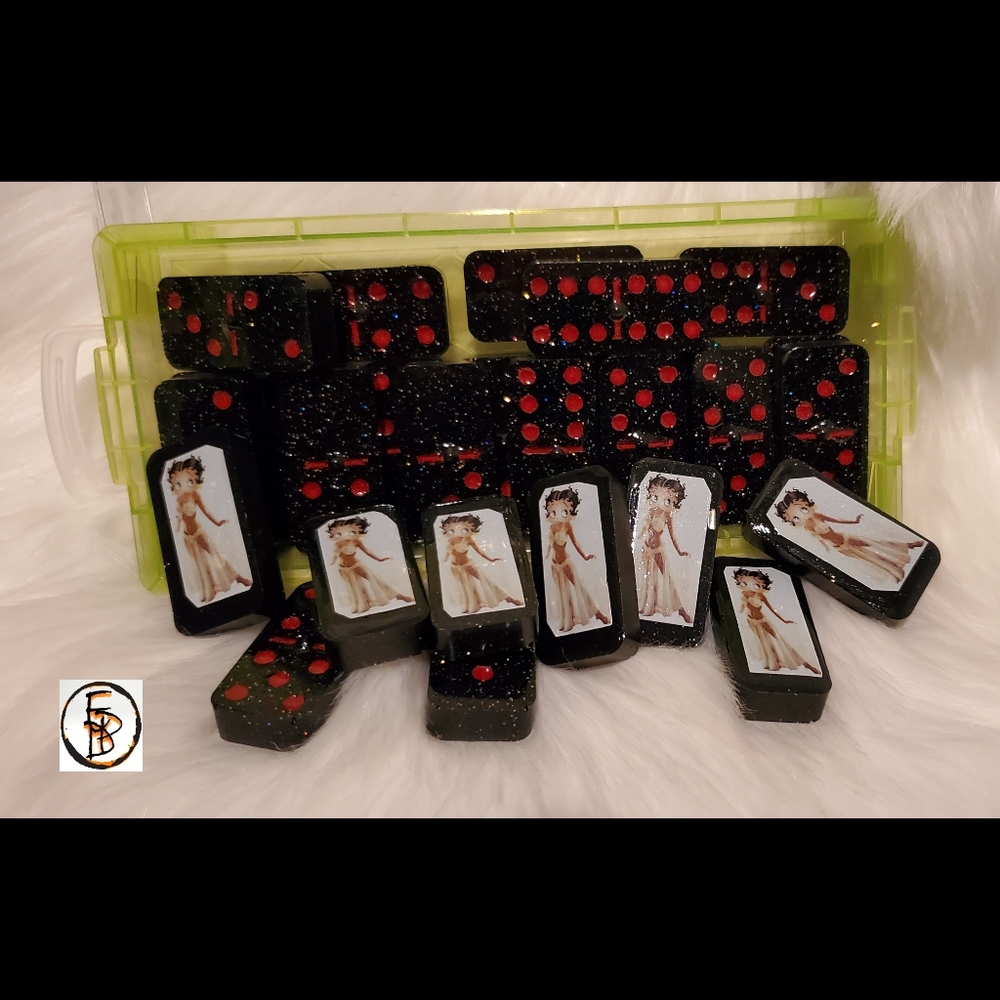 Customized Betty Boop Inspired Dominos